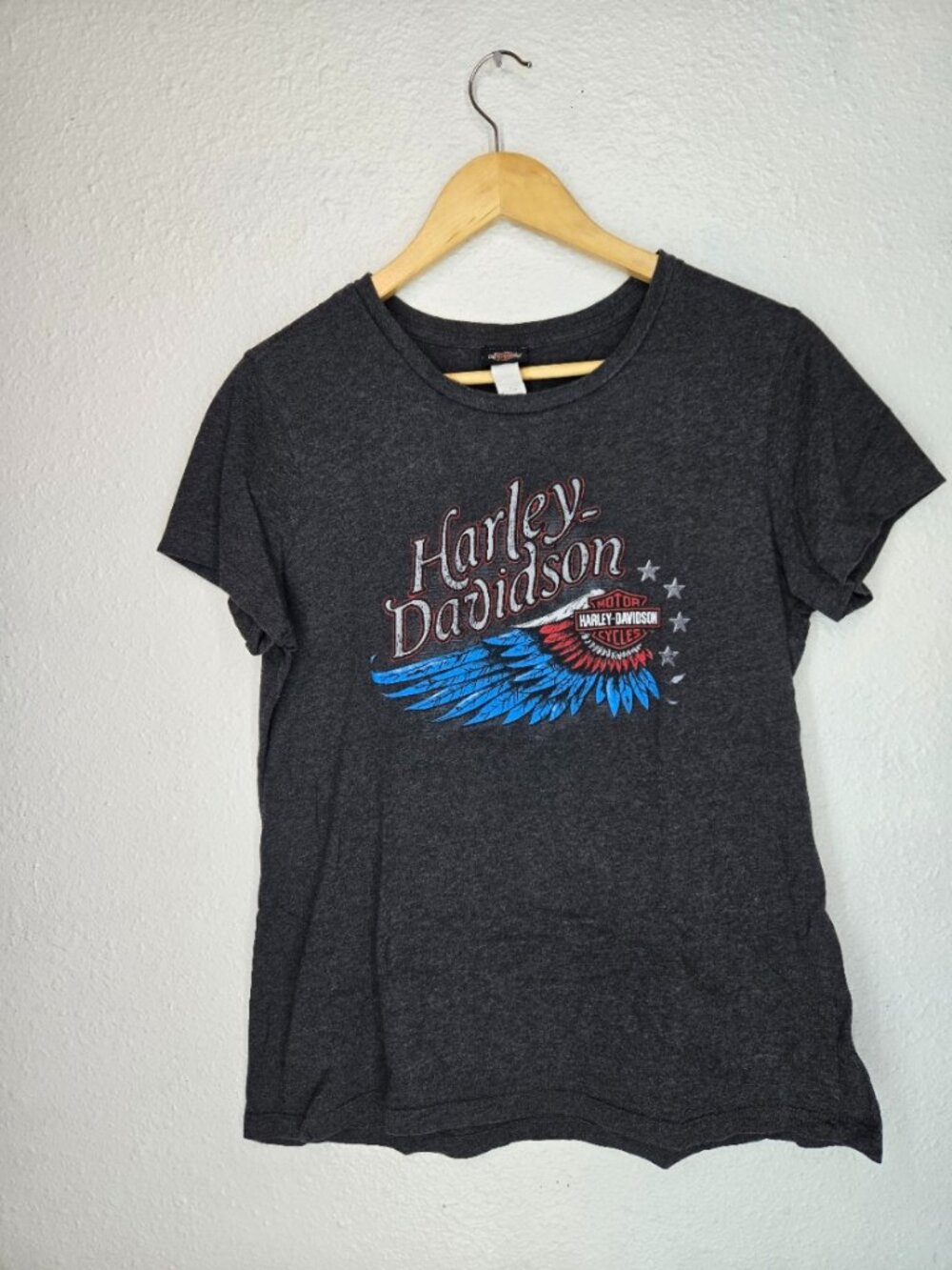 Harley Davidson Muncie, Indiana V-Neck Top